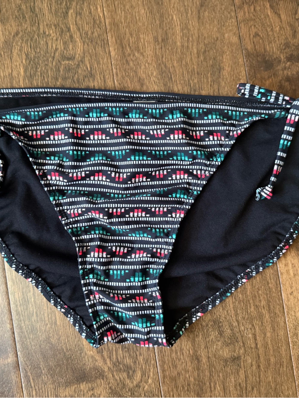 Old Navy Black Swim Bottoms with Contrast Stitching